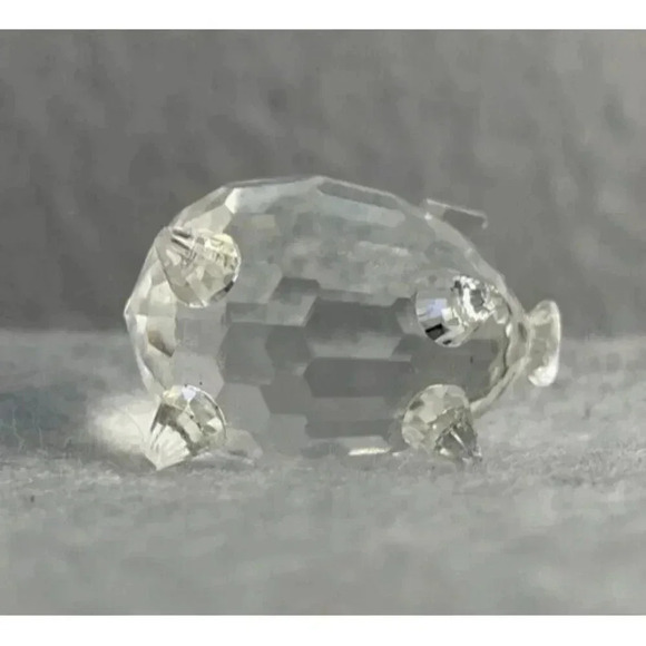 Swarovski Crystal Pig 1" Figurine (some damage) Smalll collectible - Picture 6 of 6